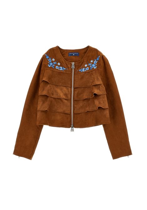 Giacca con ricamo ERMANNO SCERVINO JUNIOR | Z9G100 77310005